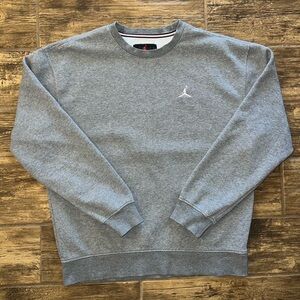 Jordan Men's Crewneck Sweater in Gray